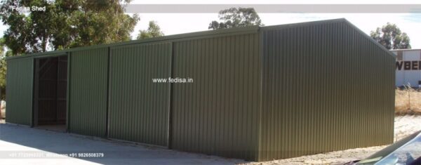 Car Parking Shed Four Wheeler Parking Shed Cow Shed Structure N0-2551