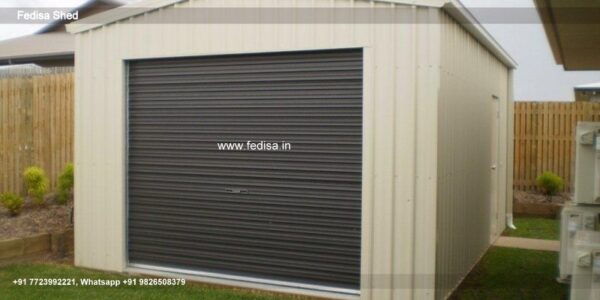 Parking Shed Readymade Car Parking Shed Industrial Shed Structure Design N0-2668