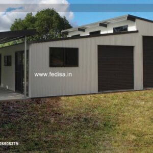 Parking Shed Outdoor Bicycle Shelter Tin Roof Shed Design N0-3026