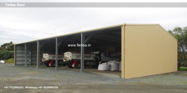 Car Parking Shed Outdoor Car Parking Shed Industrial Shed Making Cost N0-3169