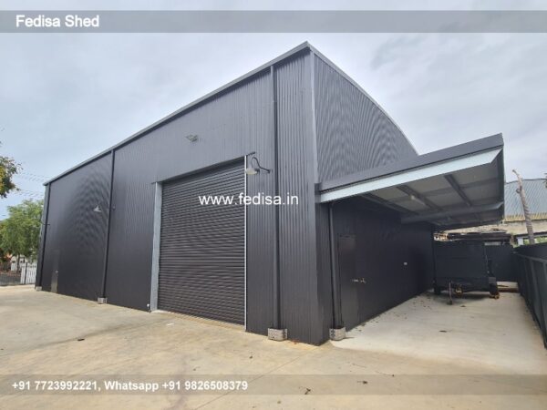 Parking Shed Outdoor Parking Shed Industrial Shed Manufacturing Cost N0-3170