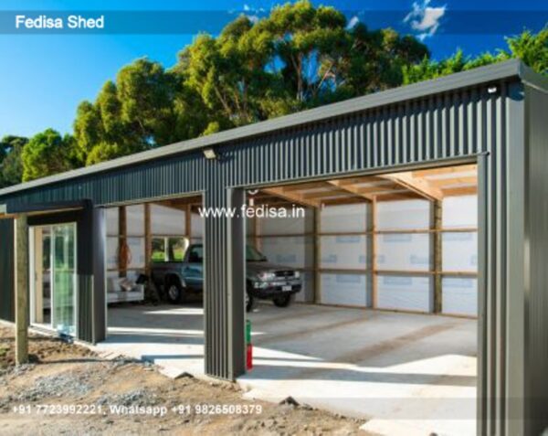 Car Parking Shed Aluminum Car Parking Shed Steel Patra Shed N0-3207