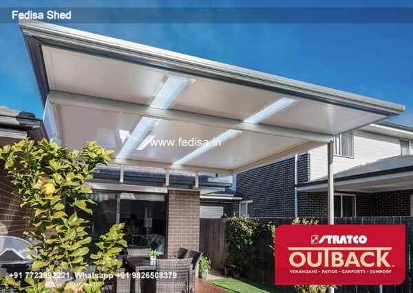 Parking Shed Motorcycle Parking Shed Steel Portal Shed N0-3208