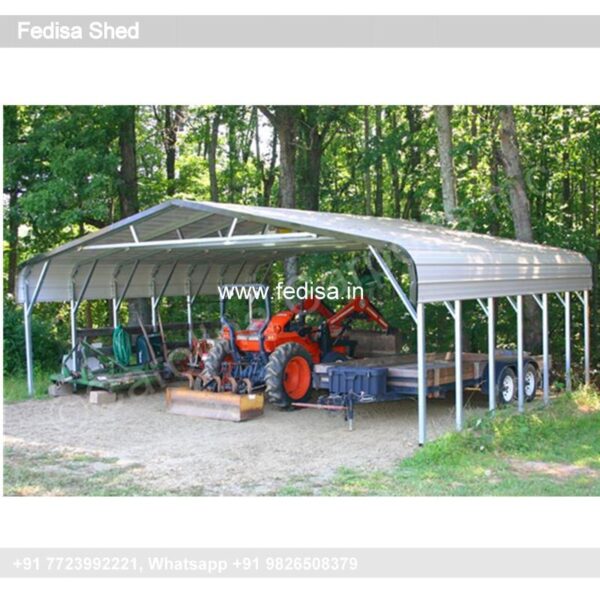 Parking Shed Polycarbonate Parking Shed Car Parking Steel Shed N0-3274