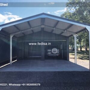 Parking Shed Cantilever Car Shed 8×16 Shed Design N0-3510