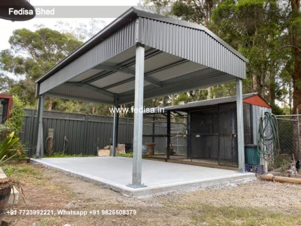 Car Parking Shed Car Parking Shed In House Compressor Shed Design N0-3605