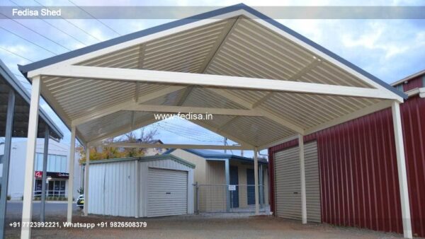 Car Parking Shed Four Wheeler Parking Shed Cow Shed Structure N0-3623