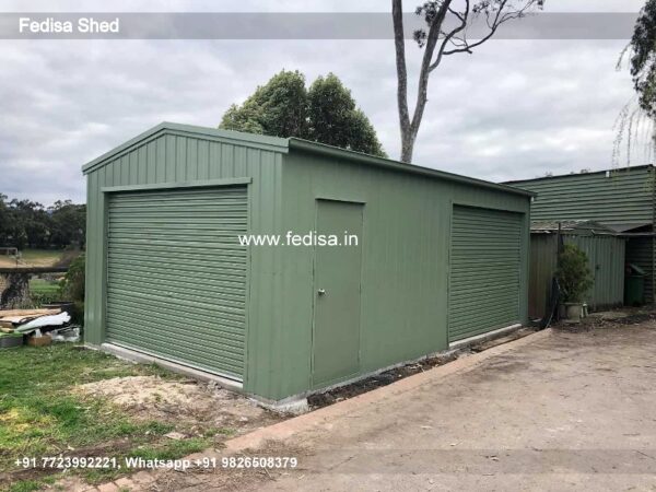 Car Parking Shed Fiber Parking Shed Green Roof Shed Design N0-3715