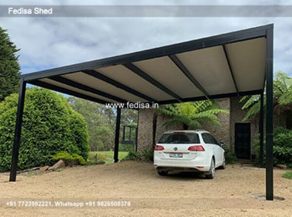 Car Parking Shed Metal Parking Shed Modern Shed Garage N0-3817