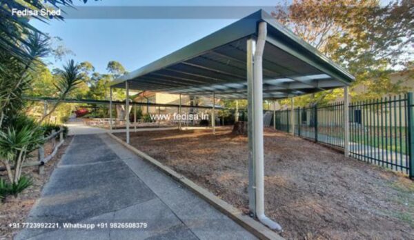 Car Parking Shed Pvc Car Shed Modern Shed With Porch N0-3835