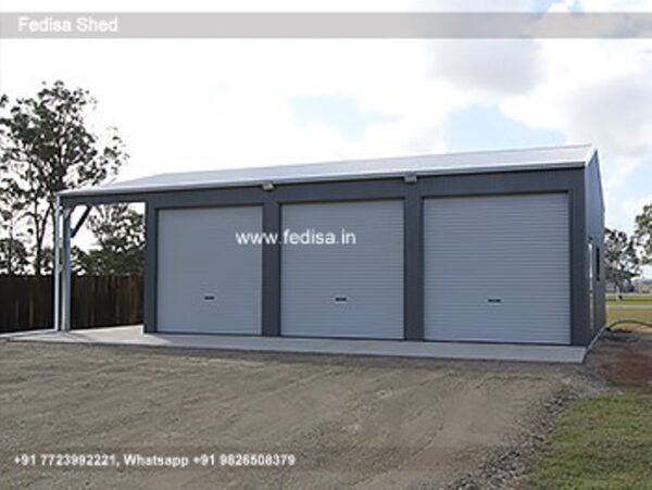 Parking Shed Automatic Car Parking Shed Prefab Outdoor Modern Shed N0-3878