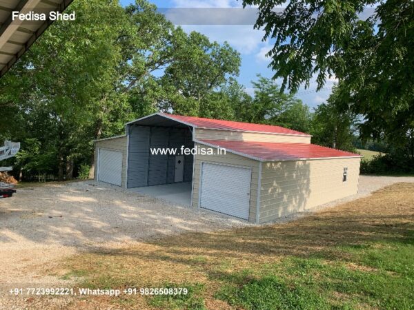 Car Parking Shed Single Car Parking Shed Shed Fabrication Drawings N0-3931