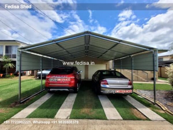 Car Parking Shed Cantilever Parking Shed Storage House Plans N0-4069