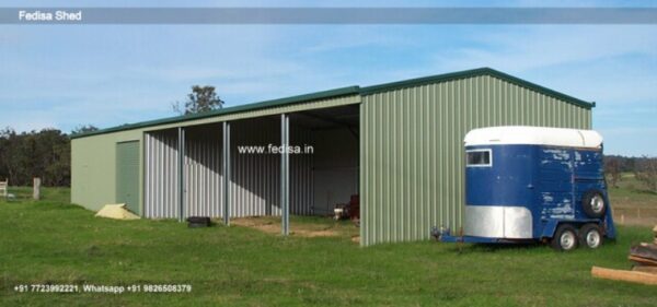 Parking Shed Car Parking Fiber Shed Prefab Steel Shed N0-4156