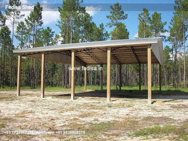 Car Parking Shed Car Parking Tin Shed Steel Shed Construction N0-4169