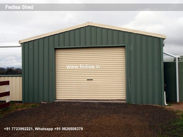Car Parking Shed Two Wheeler Parking Shed Industrial Prefabricated Factory Shed N0-4231