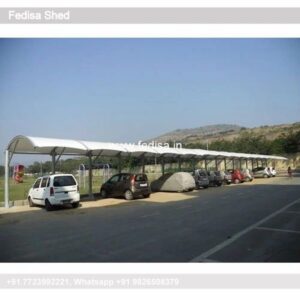 Parking Shed Car Parking Fiber Shed Industrial Shed Design N0-108