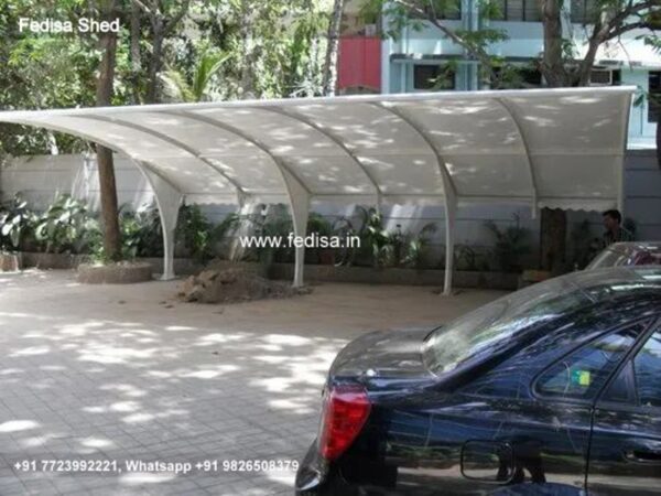 Parking Shed Tensile Fabric Car Shed 7x7 Modern Shed N0-180