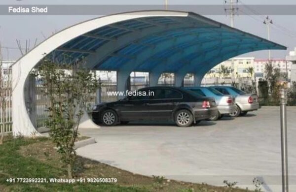 Car Parking Shed Parking Shelter For Car Storage Building Design Plans N0-193