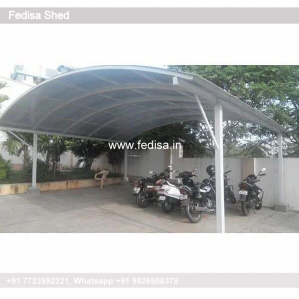 Car Parking Shed Readymade Car Parking Shed Cattle Farm Shed Design N0-347