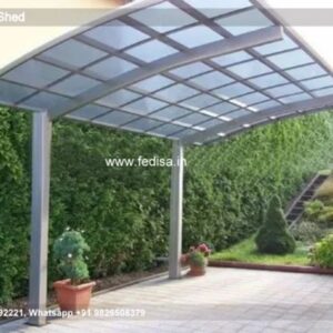 Parking Shed Steel Parking Shed Closed Car Shed Design N0-358
