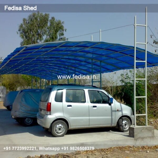 Parking Shed Temporary Shed For Car Parking Commodity Shed Design N0-362