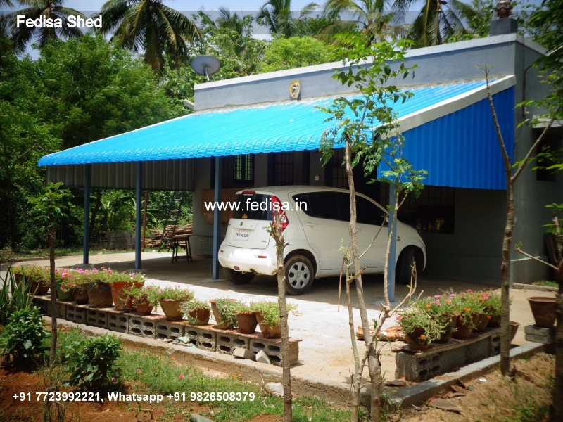 Car Parking Shed Shelter For Car Parking Corner Shed Design N0-375