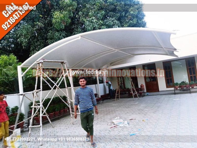 Car Parking Shed Temporary Parking Shed Mini Barn Blueprints N0-547