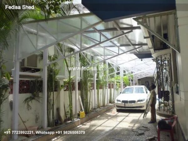 Parking Shed Vehicle Parking Shed Polycarbonate Sheet Shed Design N0-634