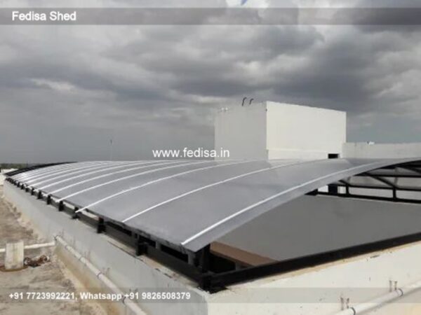 Parking Shed Outdoor Bicycle Shelter Rooftop Tin Shed Design N0-652