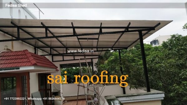 Car Parking Shed Car Parking Fiber Shed Side Shed Design N0-767