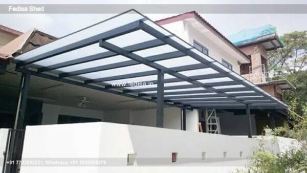 Parking Shed Car Parking Fiber Shed Timber Frame Shed Design N0-852