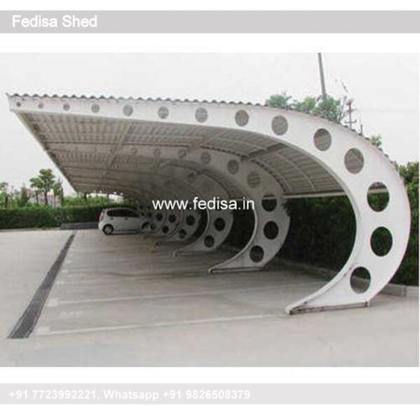 Parking Shed Foldable Car Parking Shed Prefabricated Factory Shed Cost N0-1022
