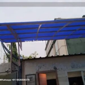 Parking Shed Outdoor Bicycle Shelter Prefabricated Steel Shed N0-1024
