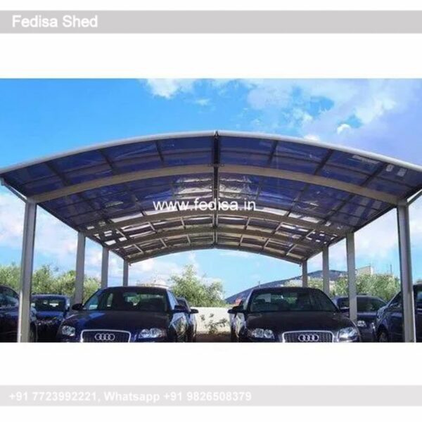 Parking Shed Cantilever Parking Shed Steel Interlock Sheds N0-1036