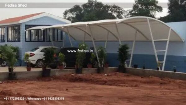 Car Parking Shed Four Wheeler Parking Shed Garden Building With Veranda N0-1249
