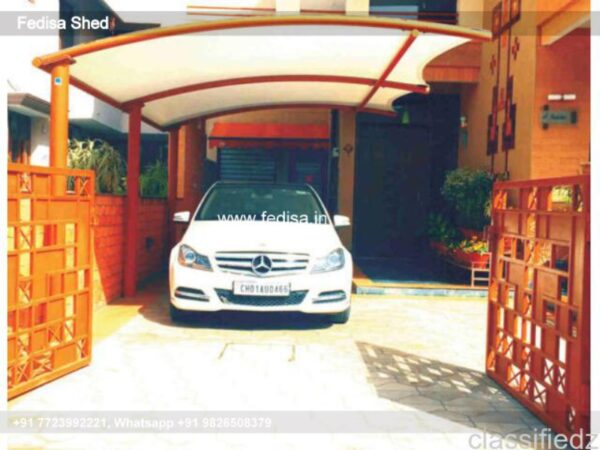 Parking Shed Tensile Car Parking Shed Price Run In Shelter Plans N0-1294