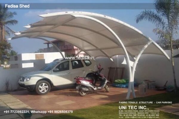 Parking Shed Car Shed Parking Barrel Roof Shed N0-1390