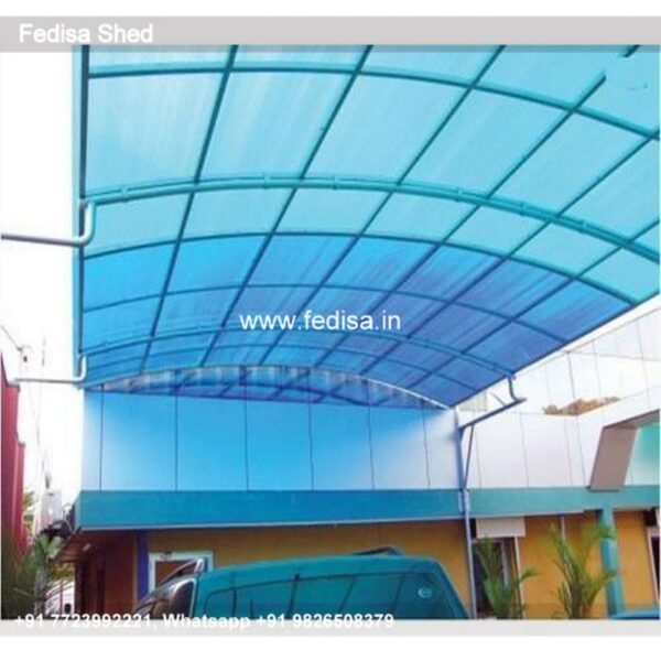 Car Parking Shed Polycarbonate Car Parking Shed Contemporary Modern Shed N0-1457
