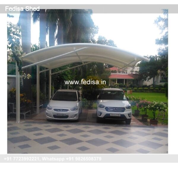 Car Parking Shed Pvc Parking Shed Roof Top Shed Design N0-1737
