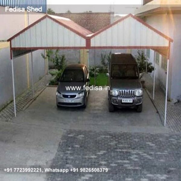 Car Parking Shed Fiber Shade For Car Parking Shed Measurements Design N0-1801