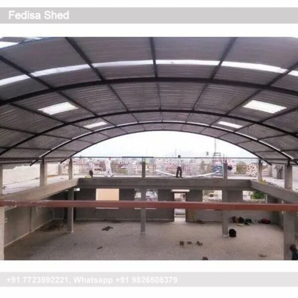 Parking Shed Car Parking Tin Shed Small Steel Shed Design N0-1896