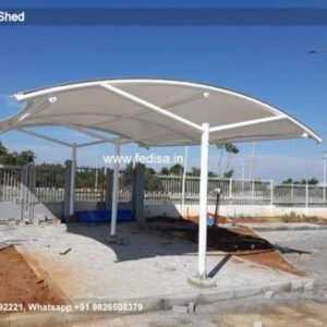 Parking Shed Fiber Shade For Car Parking Square Pipe Shed Design N0-1900