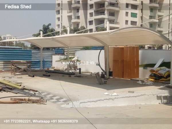 Parking Shed Steel Car Parking Shed Terrace Iron Shed Design N0-1930