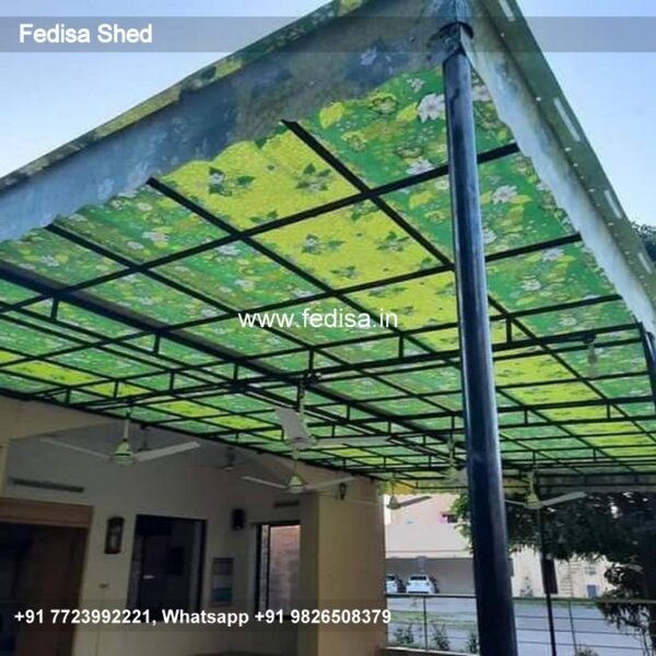 Parking Shed Tensile Parking Shed Triangular Shed Design N0-1956