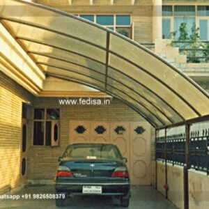 Parking Shed Temporary Shed For Car Parking Corrugated Steel Sheds N0-2036