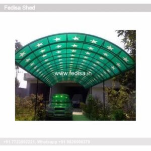 Car Parking Shed Tensile Car Shed Steel Sheds With Windows N0-2039