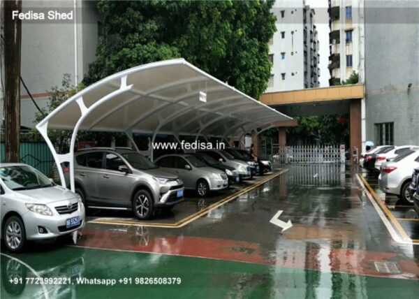 Car Parking Shed Home Car Parking Shed Factory Shed Construction Cost N0-2061