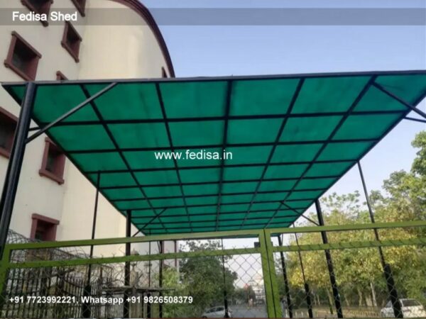 Parking Shed Shelter For Car Parking Steel Patra Shed N0-2126