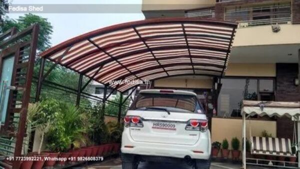 Parking Shed Tensile Car Parking Shed Steel Shed Drawing N0-2128